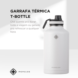 Garrafa Térmica T-Bottle Moncloa Cinza Claro 1.8l