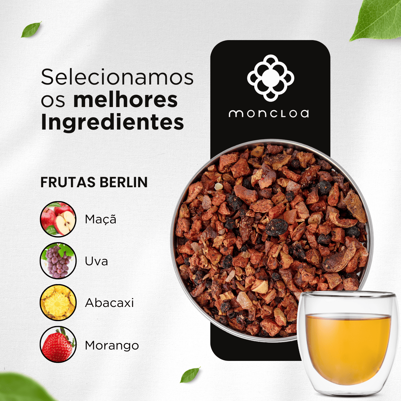 Chá Infusão de Frutas Berlin - 65g POUCH