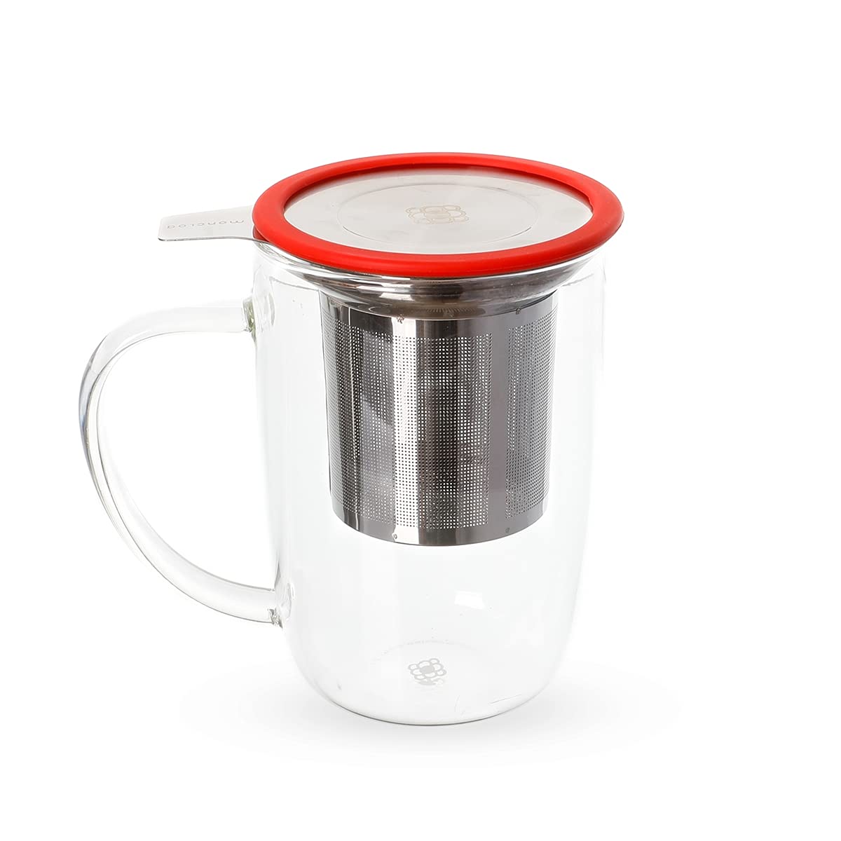 Caneca de Vidro com Infusor 350ml- Trendy Duo Cup - Moncloa