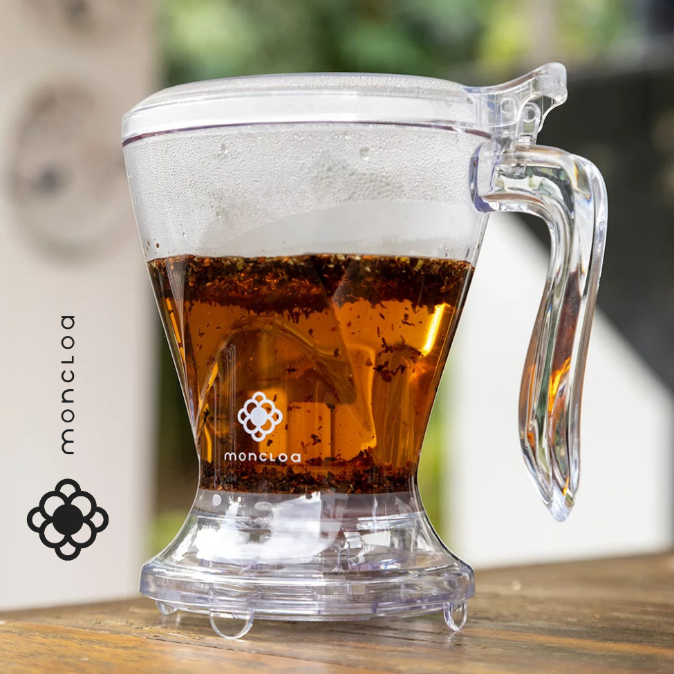 Copo Preparador Infusor De Chá Momentea Cup Moncloa  530ml - Transparente