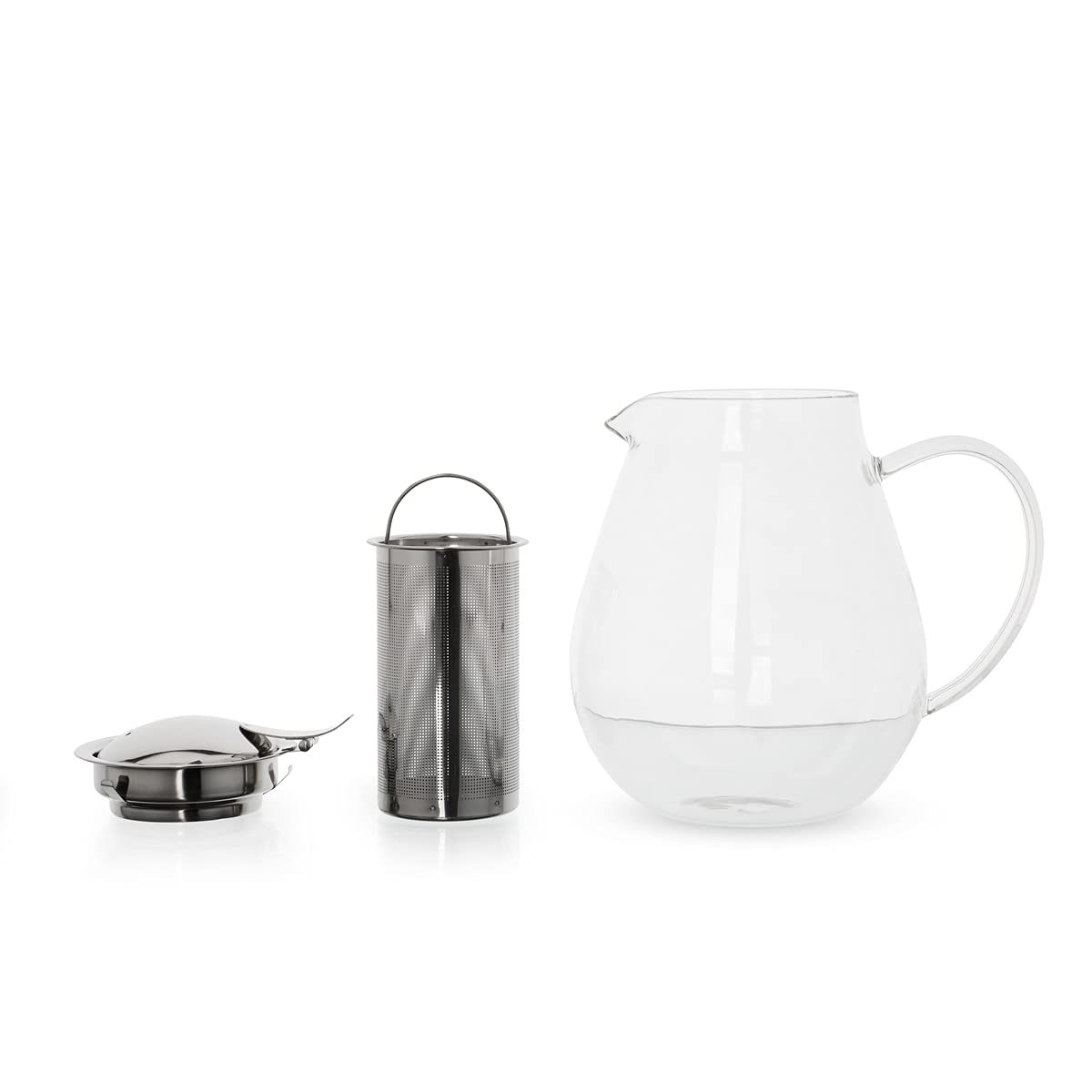 Bule de Chá de Vidro com Infusor Jolly Duo Teapot Moncloa 800ml