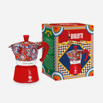Cafeteira Moka Dolce & Gabbana 3 Xícaras 130ml Bialetti Vermelha