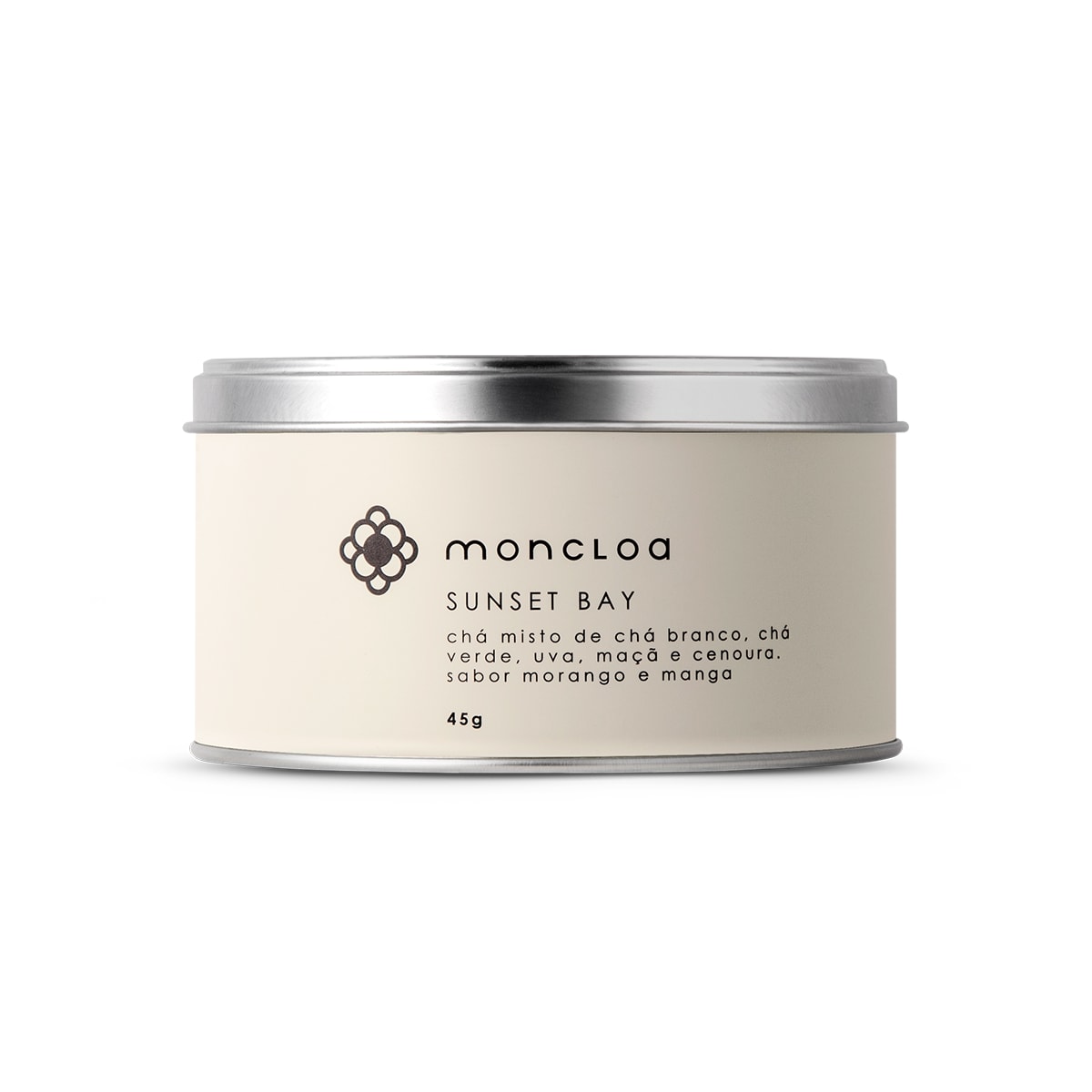 Chá Branco Sunset Bay Moncloa Lata 45g