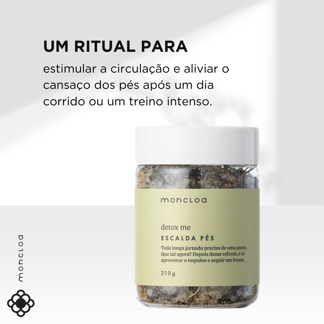 Escalda Pés Detox Me Moncloa 210g