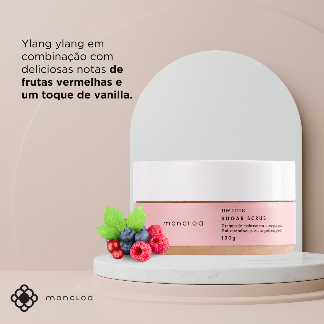 Esfoliante Sugar Scrub Me Time Moncloa 130g