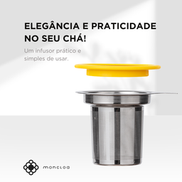 Infusor Para Chá Inox - Moncloa - Fair Infuser Com Tampa