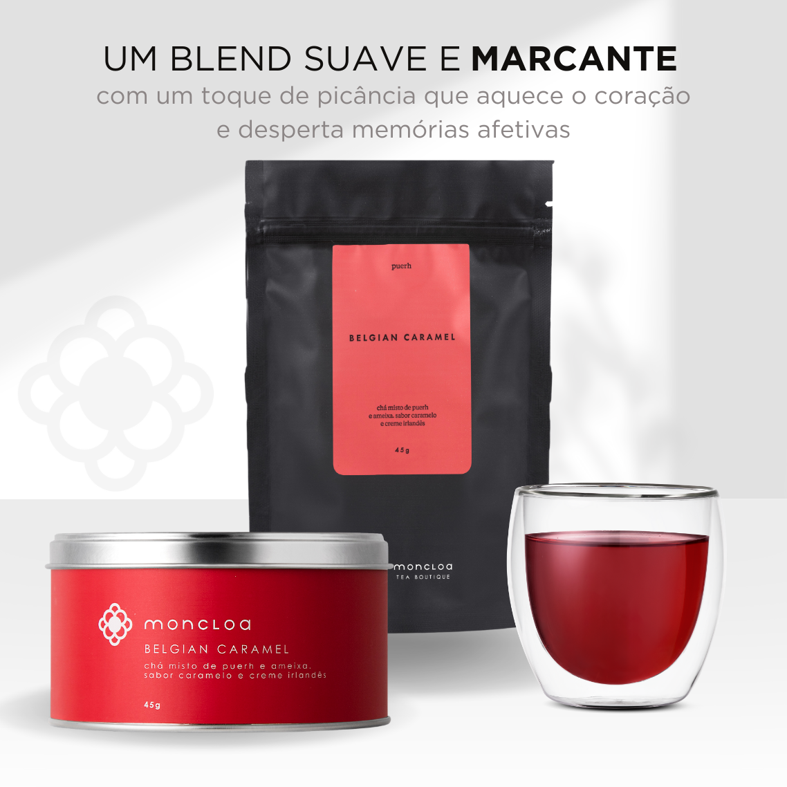 Chá Puerh Belgian Caramel Moncloa Pouch 45g