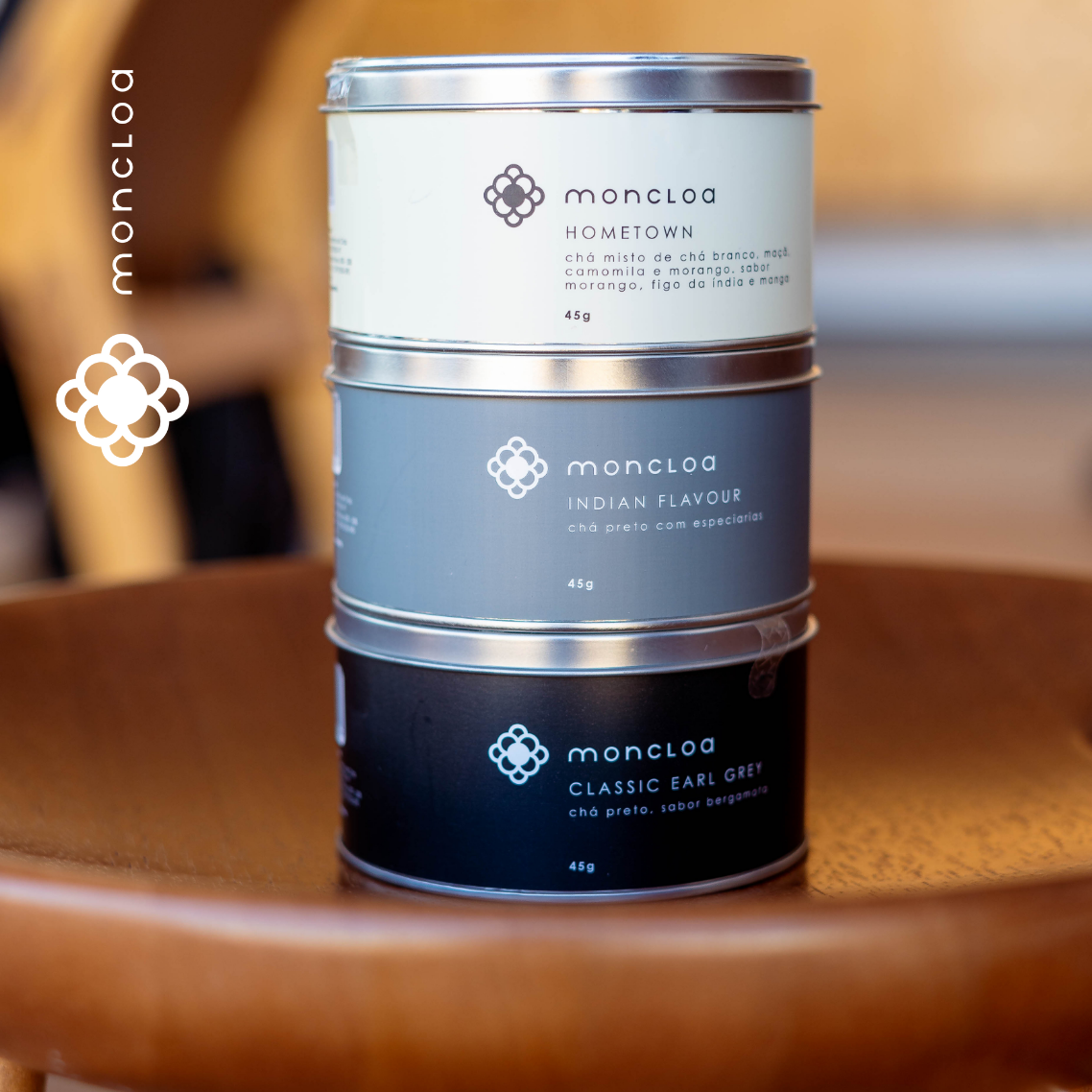 Chá Preto Classic Earl Grey Moncloa Lata 45g