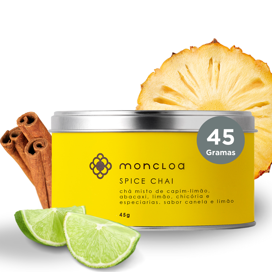 Chá Infusão de Ervas Spice Chai Moncloa Lata 45g