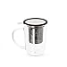 Caneca de Vidro com Infusor 350ml- Trendy Duo Cup - Moncloa