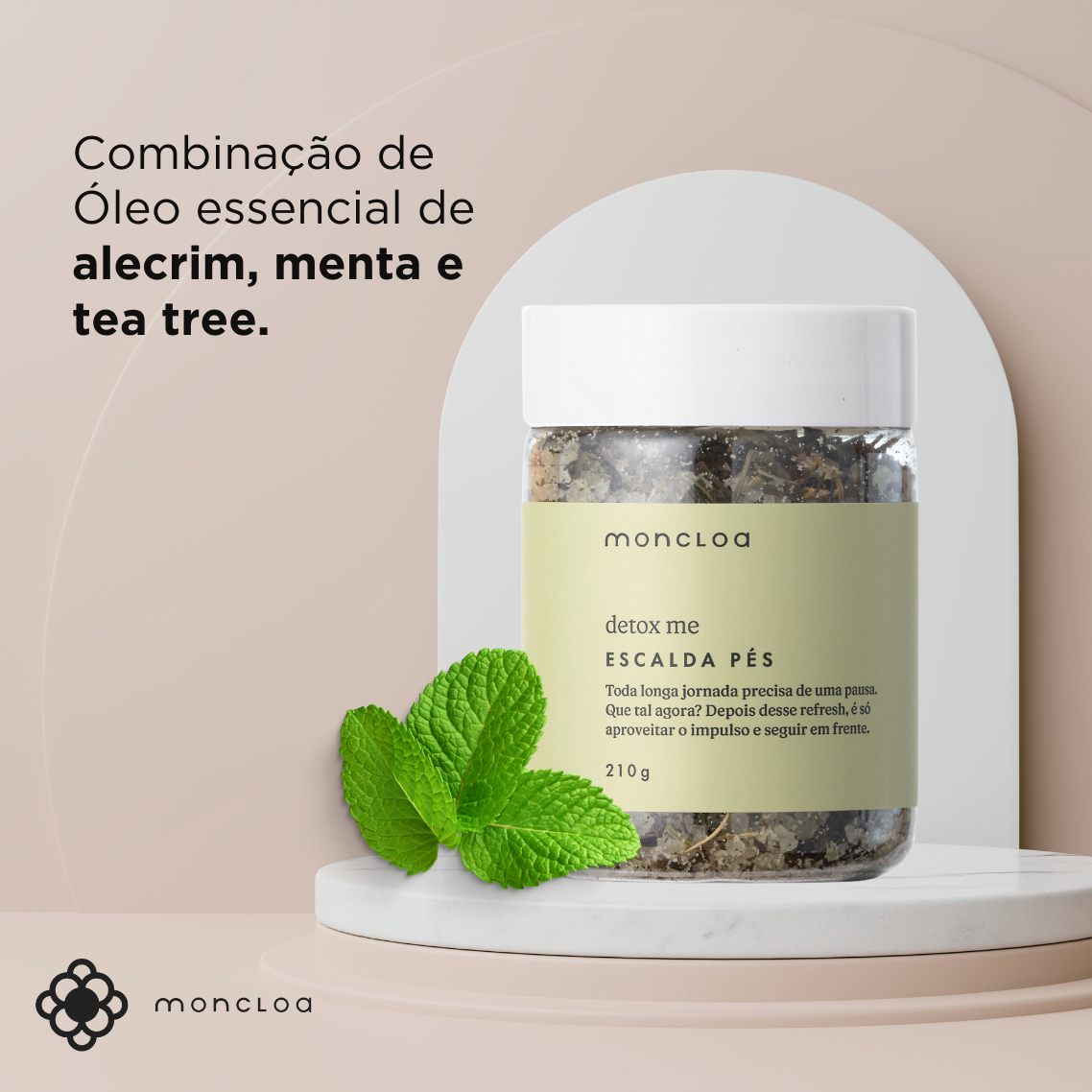 Escalda Pés Detox Me Moncloa 210g