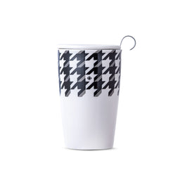 Caneca de Chá de Cerâmica com Infusor Tailor Duo Mug Moncloa Branco 470ml