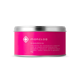 Chá Sabor Gengibre Abacaxi Honeybush Gingersin 45g Moncloa