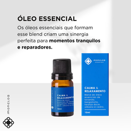 Óleo Essencial Calma e Relaxamento Moncloa 10ml