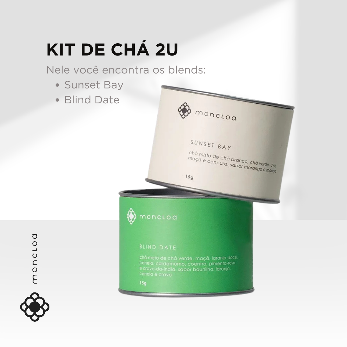 Kit de chá Meu ritual pra fortalecer saúde 2un Sunset Blind