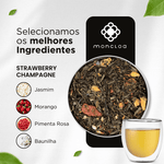 Chá Verde Strawberry Champagne Moncloa Pouch 45g