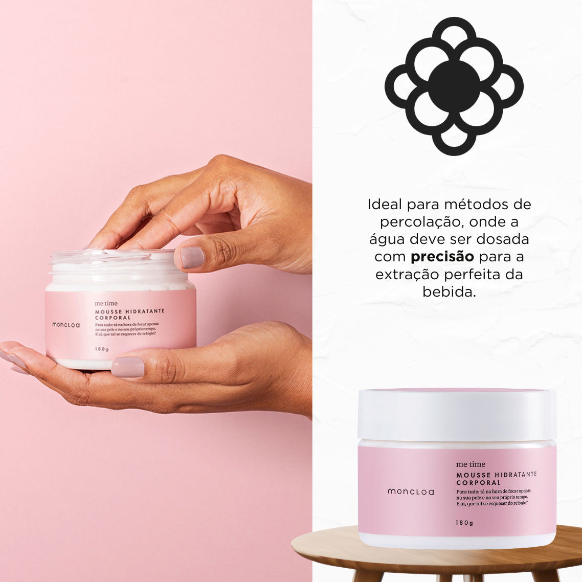 Mousse Hidratante Corporal Me Time Moncloa 180g