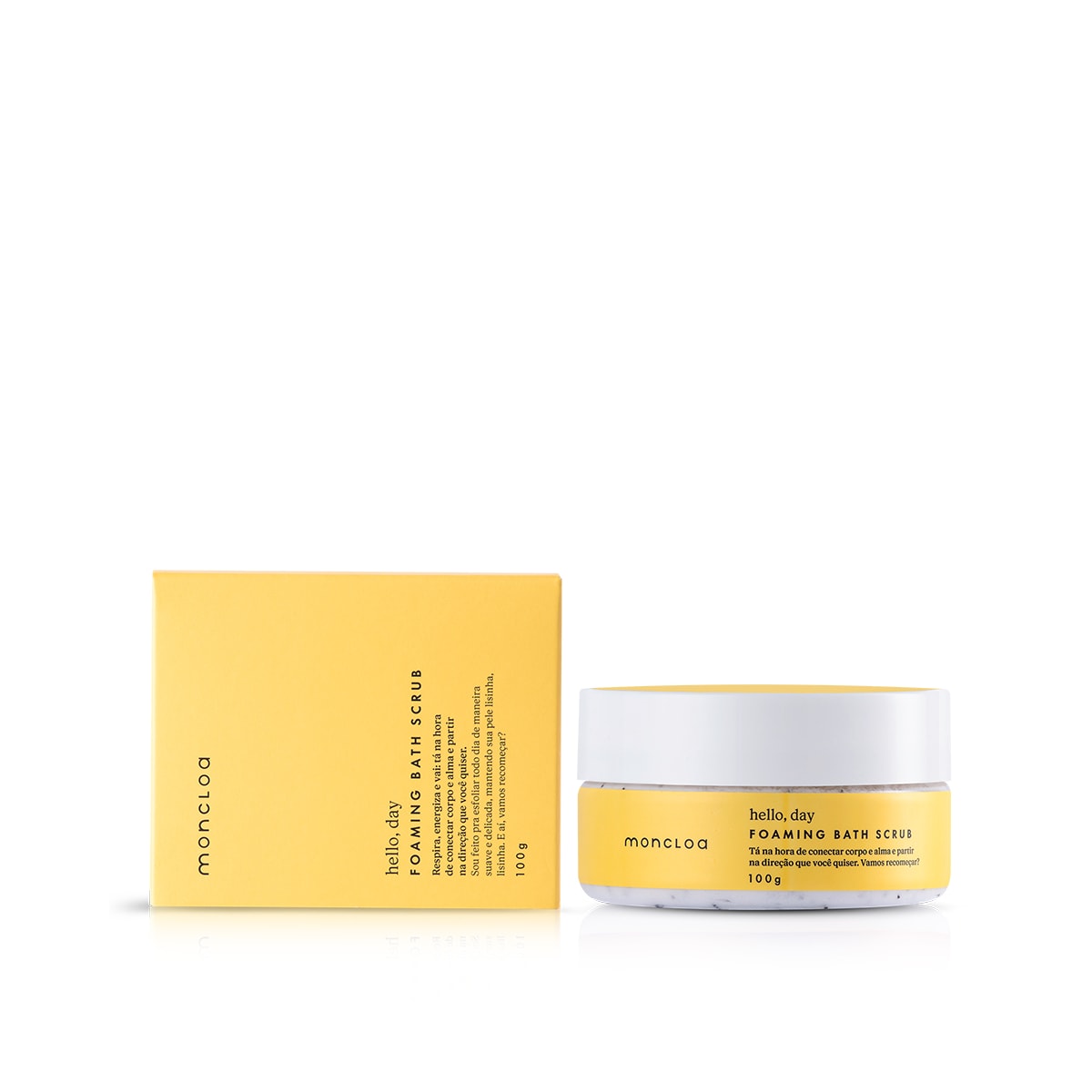 Espuma Esfoliante de Banho Foaming Bath Scrub Hello, Day Moncloa 100g