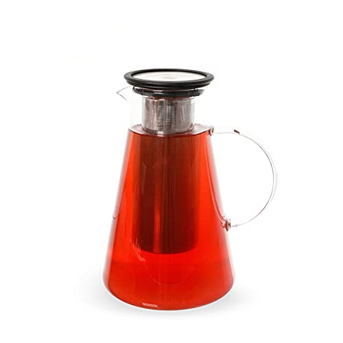 Jarra de Chá de Vidro com Infusor Tweet Duo Moncloa 1.7l