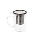 Caneca de Vidro com Infusor 350ml- Trendy Duo Cup - Moncloa