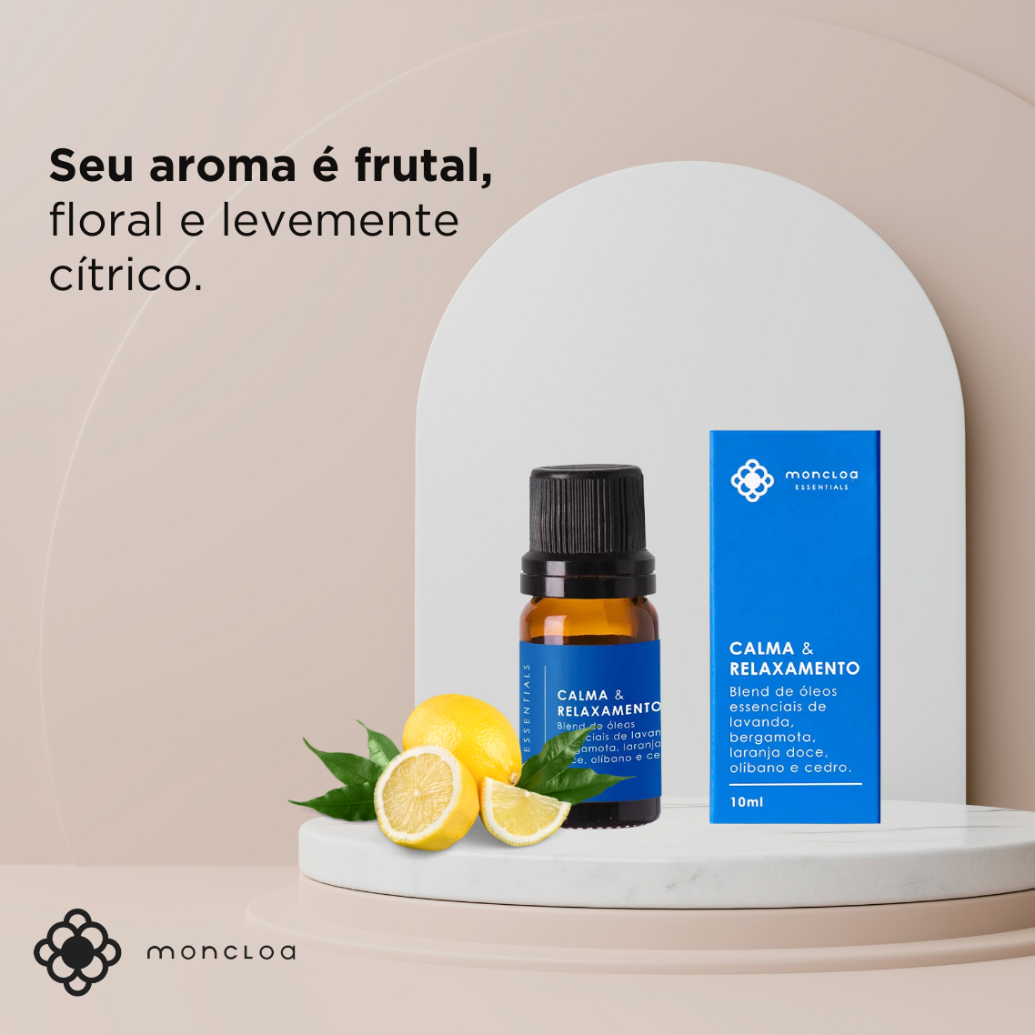 Óleo Essencial Calma e Relaxamento Moncloa 10ml - VENCIMENTO 11/2025