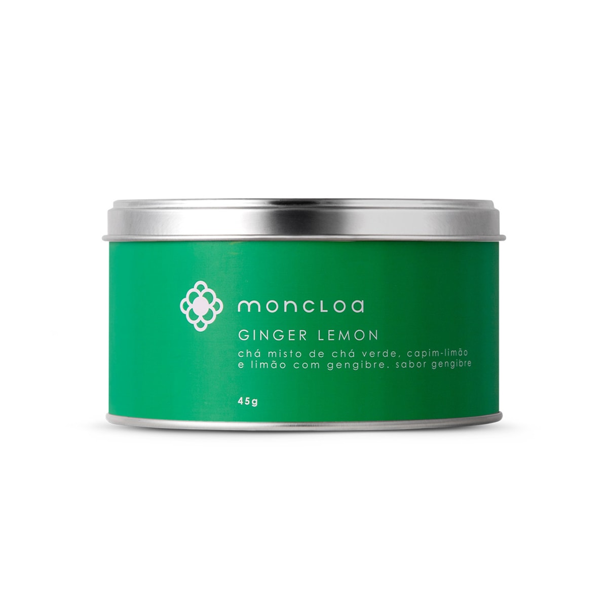 Chá Verde Ginger Lemon Moncloa Lata 45g
