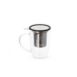 Caneca de Vidro com Infusor 350ml- Trendy Duo Cup - Moncloa