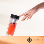 Garrafa de Vidro Duplo com Infusor Sync Duo Bottle Moncloa 320ml