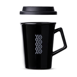 Caneca de Cerâmica com Tampa But First Coffee Moncloa