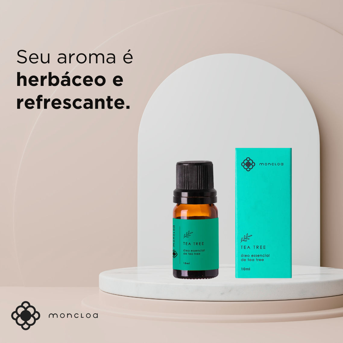 Óleo Essencial Puro de Tea Tree Moncloa 10ml