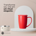 CURVY DUO MUG 380ML VERMELHO
