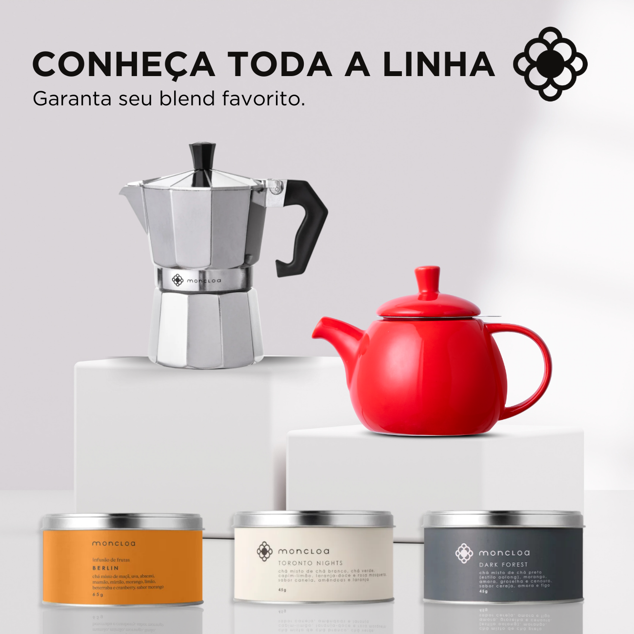 Cafeteira Classic Moka Moncloa 6 Xícaras
