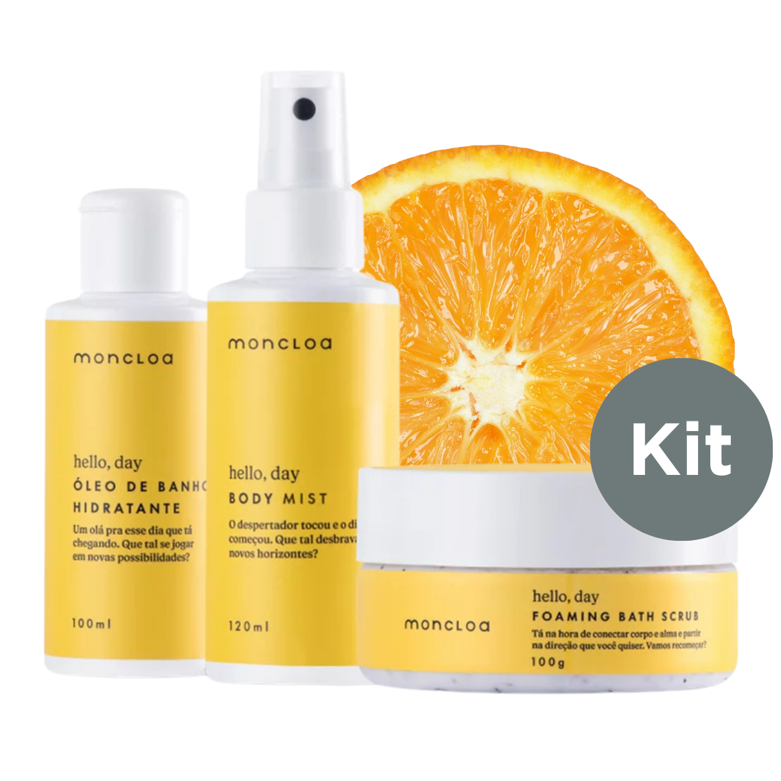Kit de cuidado com a pele Essênciais Hello, Day