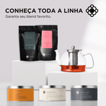Bule de Chá de Vidro com Infusor Sunday Duo Teapot Moncloa 1.2l