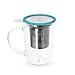 Caneca de Vidro com Infusor 350ml- Trendy Duo Cup - Moncloa