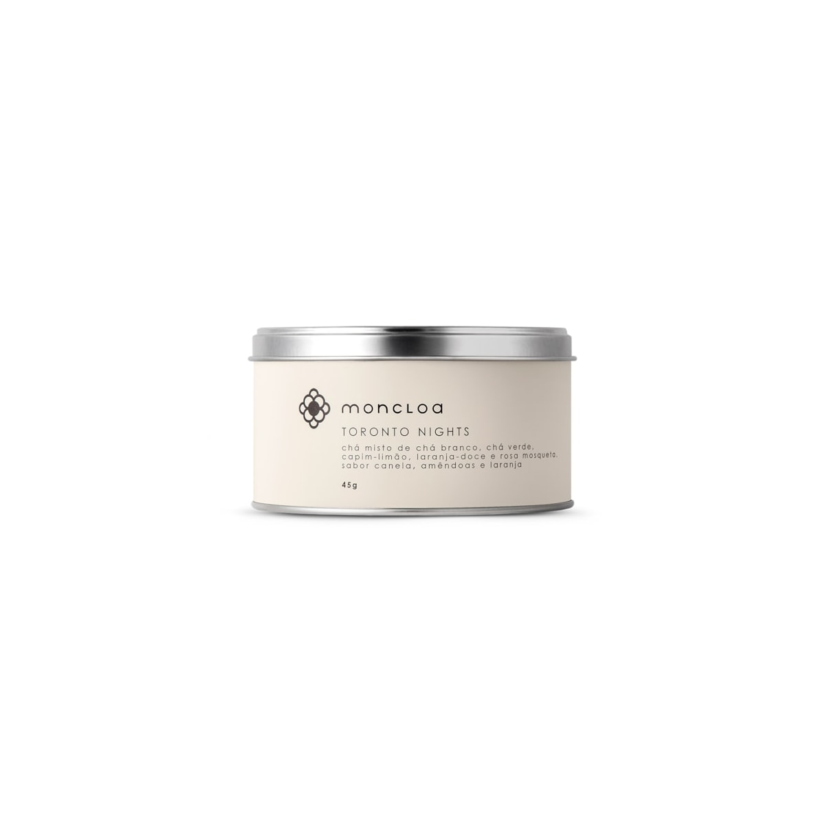 Chá Branco Toronto Nights Moncloa Lata 45g
