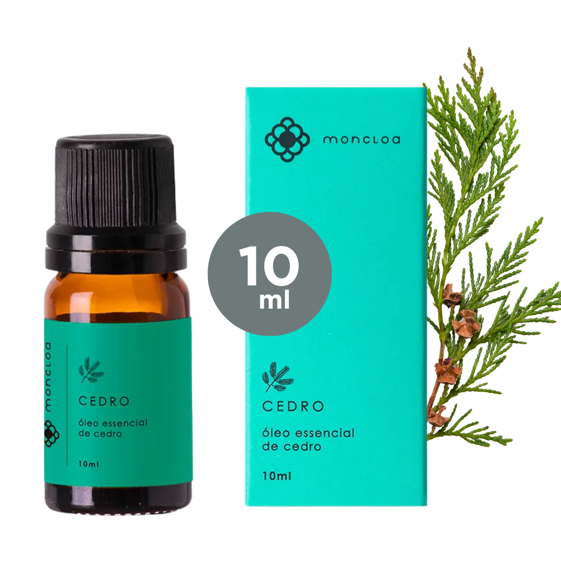 Óleo Essencial Puro de Cedro Moncloa 10ml
