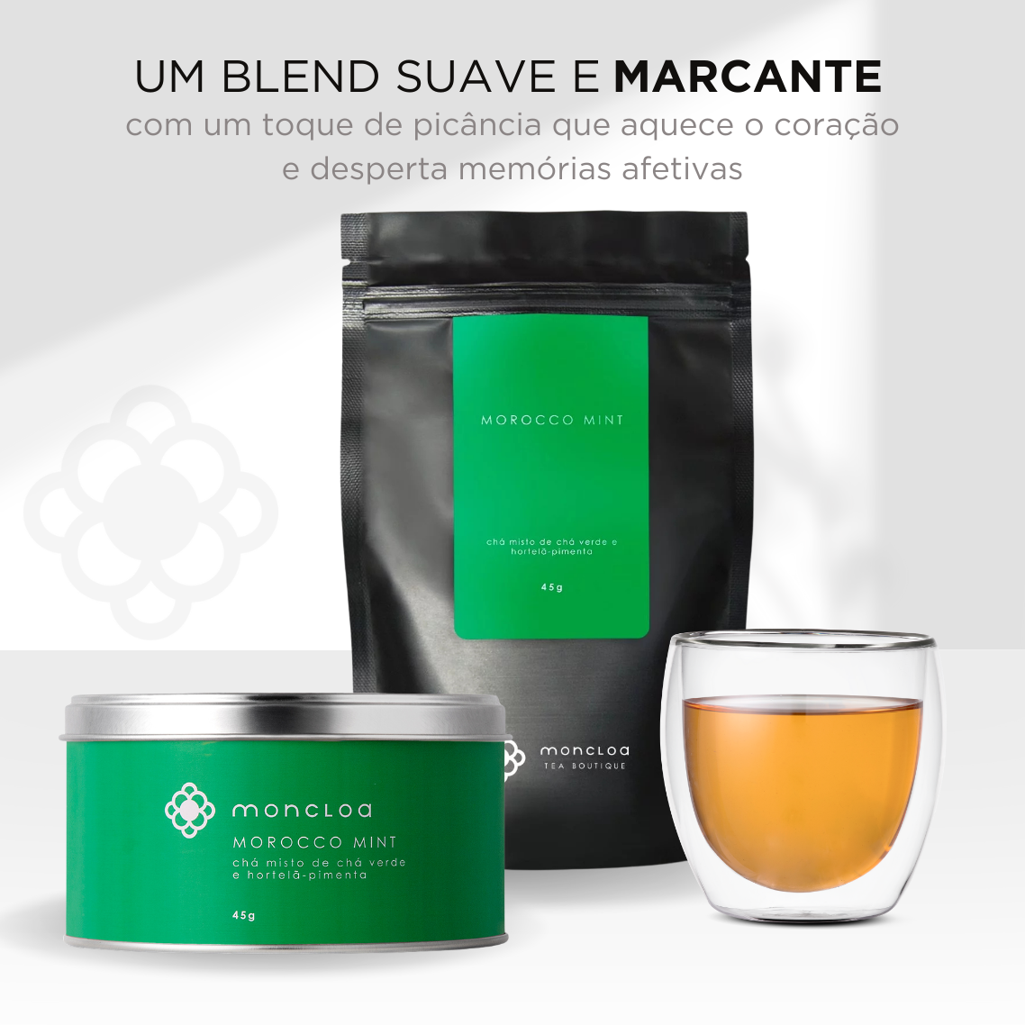 Chá Verde Morocco Mint Moncloa Lata 45g