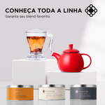 Copo Preparador Infusor De Chá Momentea Cup Moncloa  530ml - Transparente