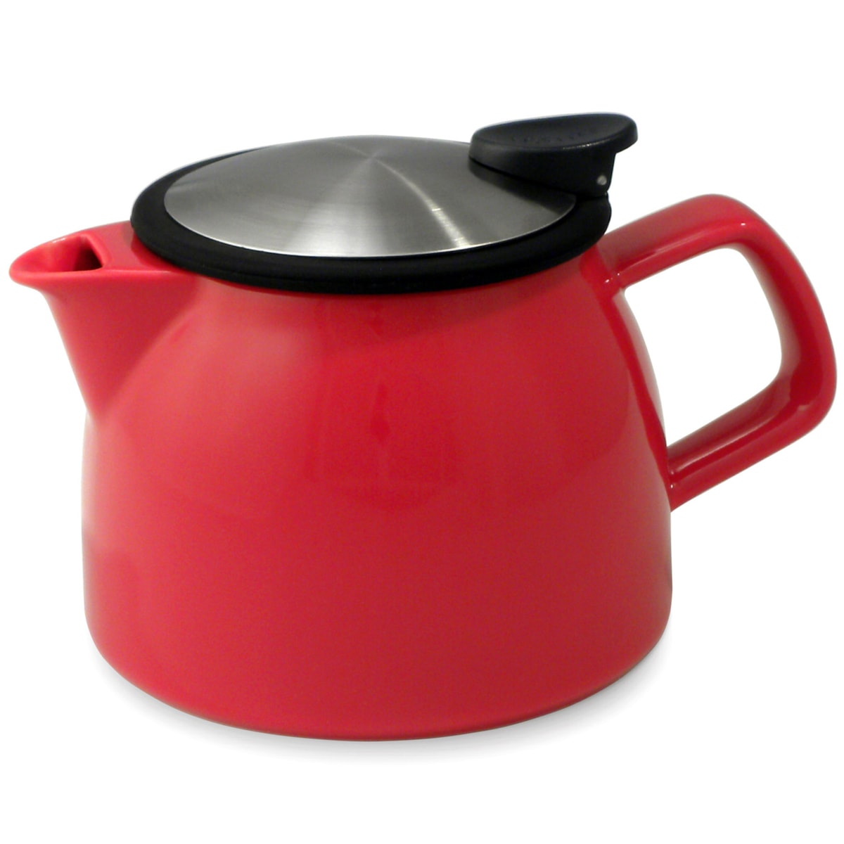 Bule de Chá de Vidro com Infusor Bell For Life 470ml - Vermelho