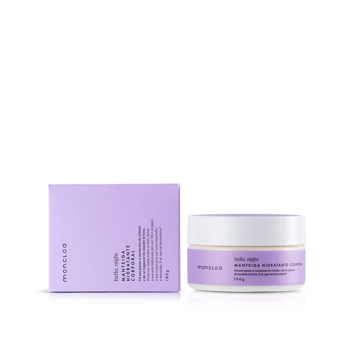 Manteiga Hidratante Corporal Hello, Night Moncloa 180g