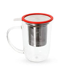 Caneca de Vidro com Infusor 350ml- Trendy Duo Cup - Moncloa