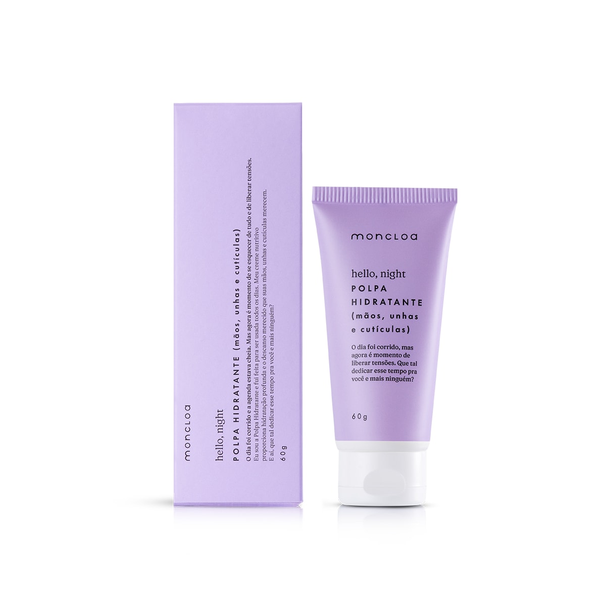 Polpa Hidratante para Mãos. Unhas e Cutículas - Hello, night Moncloa 60g
