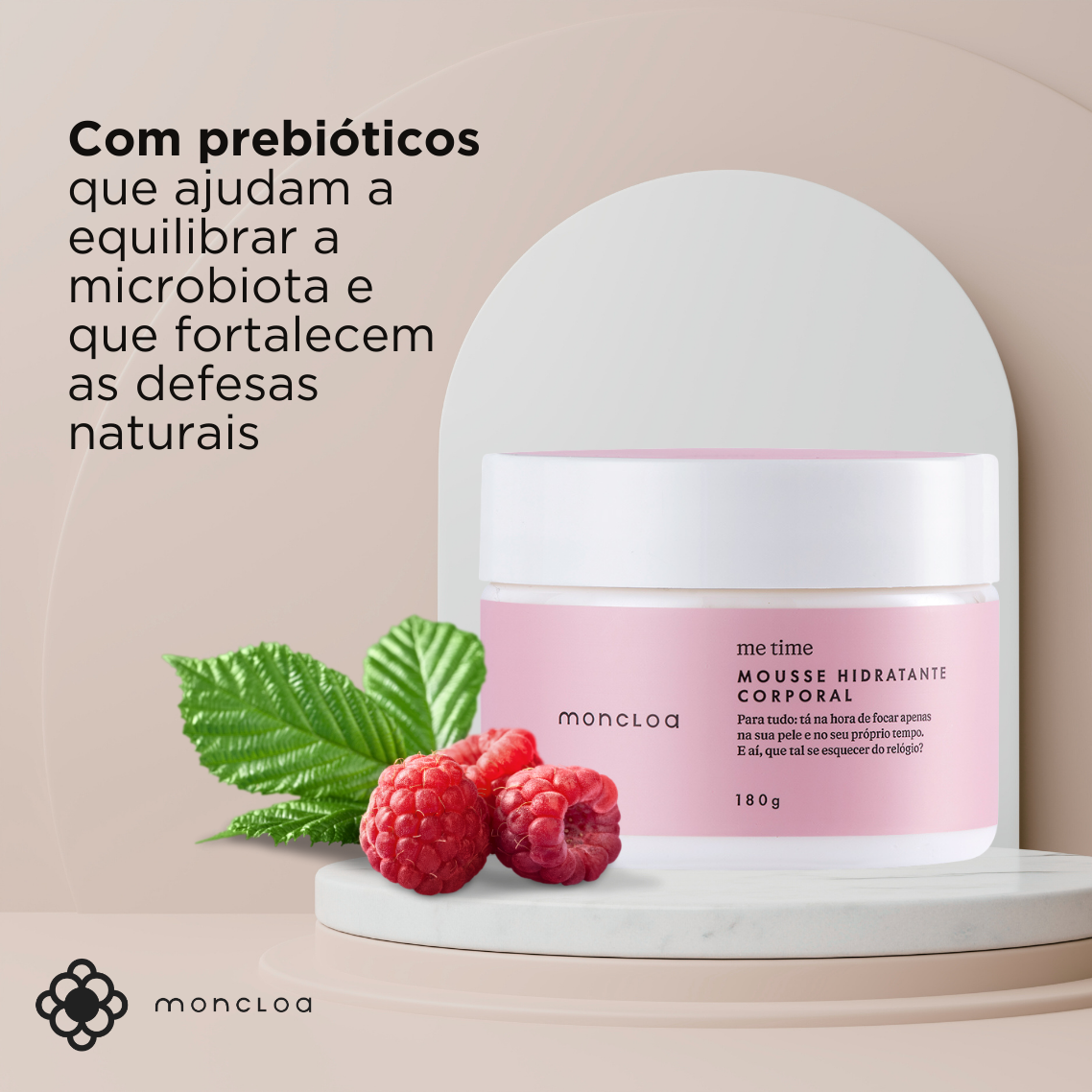 Mousse Hidratante Corporal Me Time Moncloa 180g
