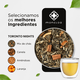 Chá Branco Toronto Nights Moncloa Pouch 45g