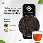 Chá Preto Classic Earl Grey Moncloa Lata 45g