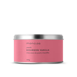 Chá Puerh Bourbon Vanilla Moncloa Lata 45g