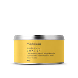 Chá Infusão de Ervas Dream On Moncloa Lata 45g
