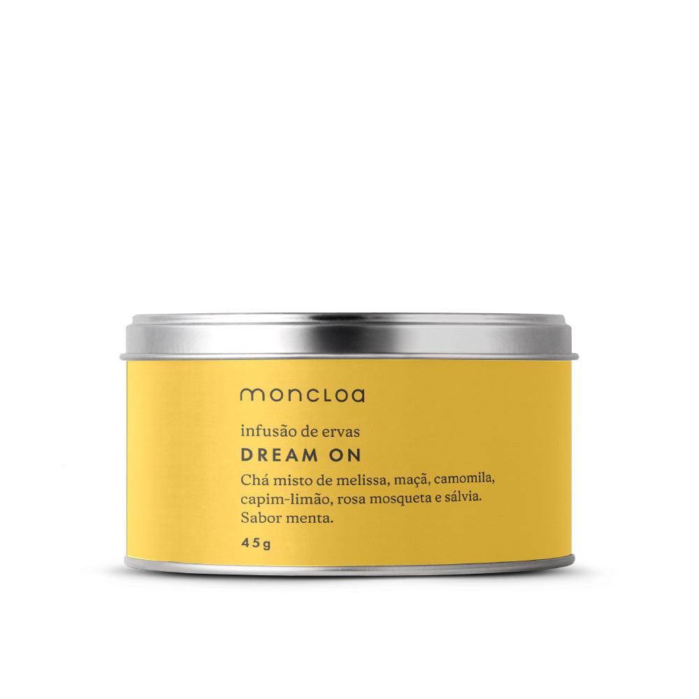 Chá Infusão de Ervas Dream On Moncloa Lata 45g