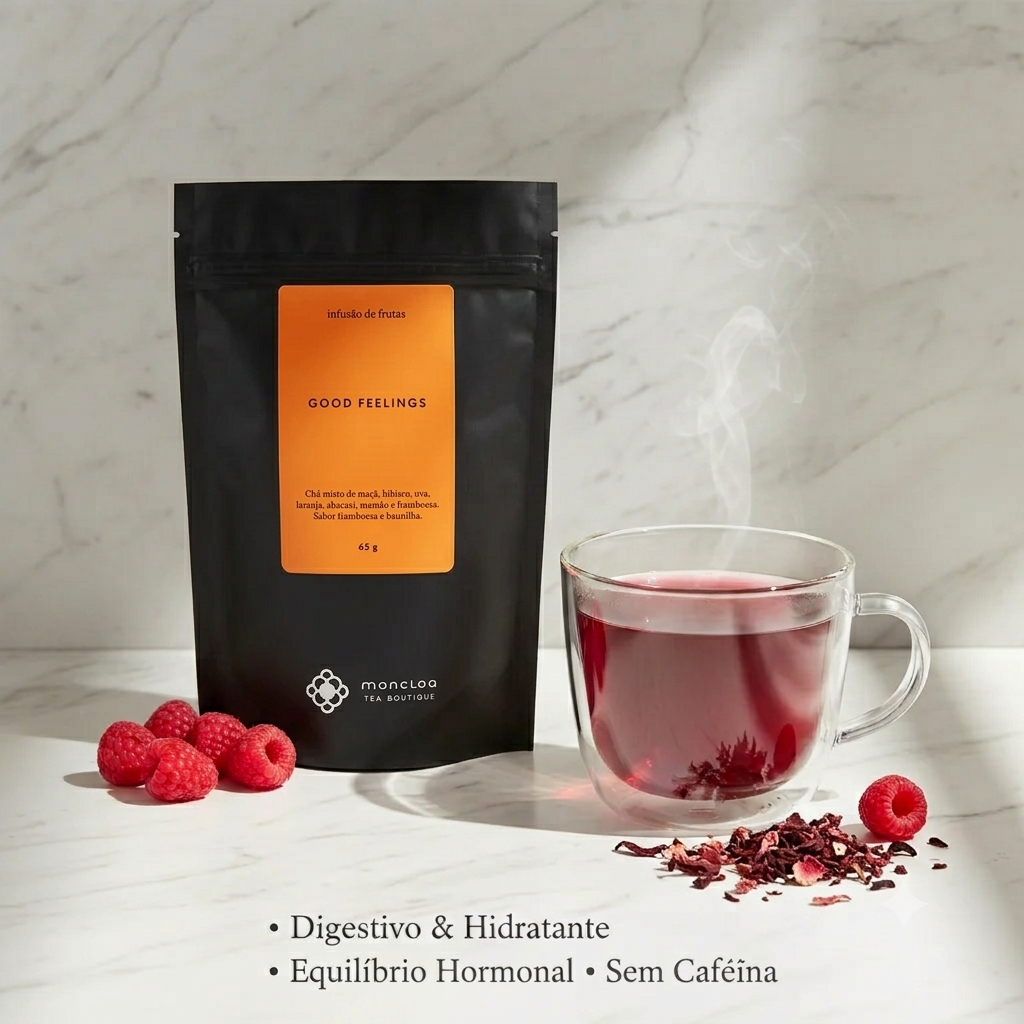 Chá Infusão de Frutas Good Feelings Moncloa Pouch 65g